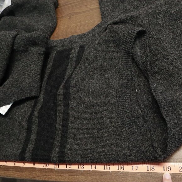 Banana Republic Drapey Open Sweater Vest Womens M Gray Wool Alpaca Mohair Preppy - Picture 10 of 15